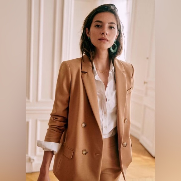 Sezane Christie Jacket in Camel FR 36 / US 4 - Picture 8 of 15